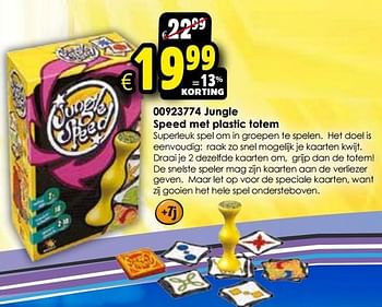 Aanbiedingen Jungle speed met plastic totem - Asmodee - Geldig van 24/10/2015 tot 06/12/2015 bij ToyChamp