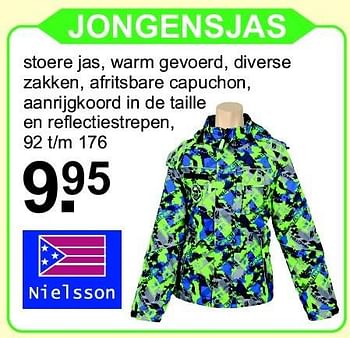Aanbiedingen Jongensjas - Nielsson - Geldig van 26/10/2015 tot 15/11/2015 bij Van Cranenbroek