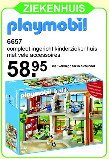 Aanbiedingen Ziekenhuis - Playmobil - Geldig van 26/10/2015 tot 15/11/2015 bij Van Cranenbroek