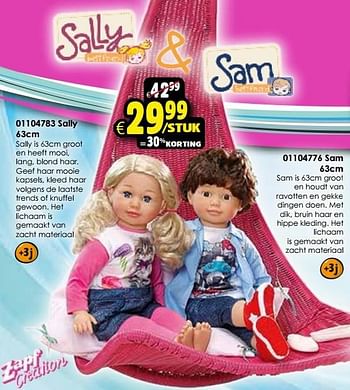 Aanbiedingen Sally - Zapf creation - Geldig van 24/10/2015 tot 06/12/2015 bij ToyChamp