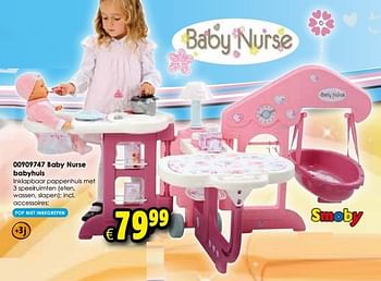 Aanbiedingen Baby nurse babyhuis - Baby Nurse - Geldig van 24/10/2015 tot 06/12/2015 bij ToyChamp