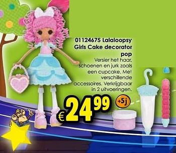 Aanbiedingen Lalaloopsy girls cake decorator pop - Lalaloopsy - Geldig van 24/10/2015 tot 06/12/2015 bij ToyChamp