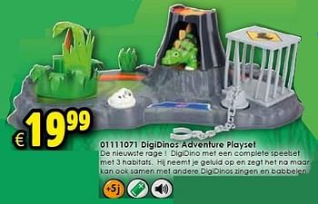 Aanbiedingen Digidinos adventure playset - DigiDinos - Geldig van 24/10/2015 tot 06/12/2015 bij ToyChamp