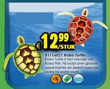 Aanbiedingen Robo turtle - Robo Turtle - Geldig van 24/10/2015 tot 06/12/2015 bij ToyChamp