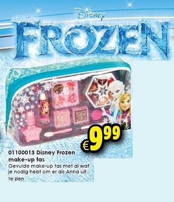 Aanbiedingen Disney frozen make-up tas - Disney  Frozen - Geldig van 24/10/2015 tot 06/12/2015 bij ToyChamp