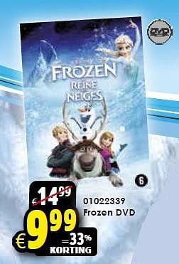 Aanbiedingen Frozen dvd - Disney  Frozen - Geldig van 24/10/2015 tot 06/12/2015 bij ToyChamp