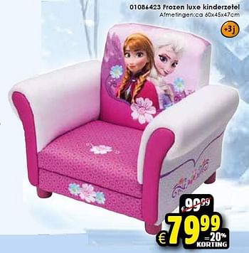 Aanbiedingen Frozen luxe kinderzetel - Disney  Frozen - Geldig van 24/10/2015 tot 06/12/2015 bij ToyChamp