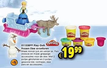 Aanbiedingen Play-doh frozen slee avonturen - Play-Doh - Geldig van 24/10/2015 tot 06/12/2015 bij ToyChamp