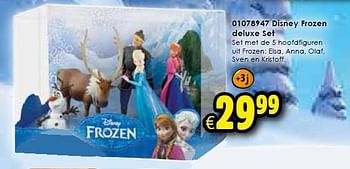 Aanbiedingen Disney frozen deluxe set - Disney  Frozen - Geldig van 24/10/2015 tot 06/12/2015 bij ToyChamp