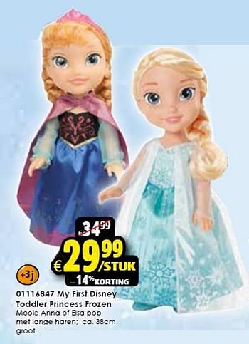 Aanbiedingen My first disney toddler princess frozen - Disney  Frozen - Geldig van 24/10/2015 tot 06/12/2015 bij ToyChamp