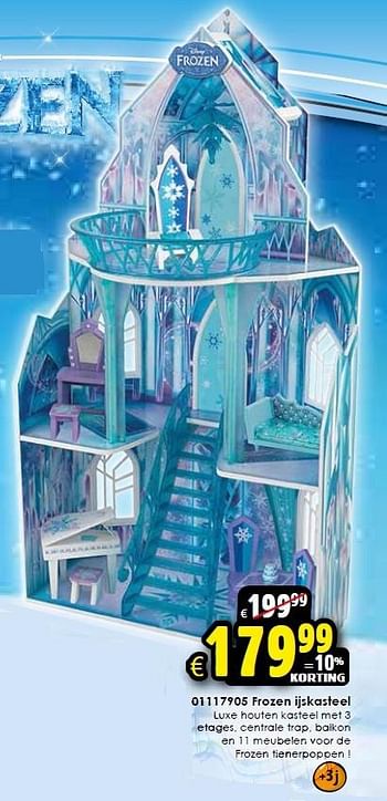 Aanbiedingen Frozen ijskasteel - Disney  Frozen - Geldig van 24/10/2015 tot 06/12/2015 bij ToyChamp