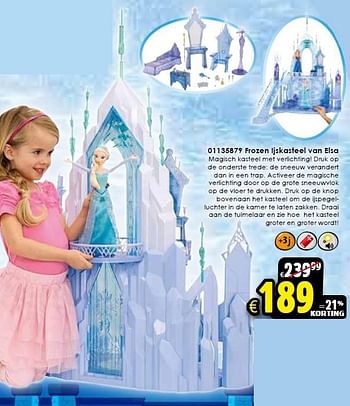 Aanbiedingen Frozen ijskasteel van elsa - Disney  Frozen - Geldig van 24/10/2015 tot 06/12/2015 bij ToyChamp