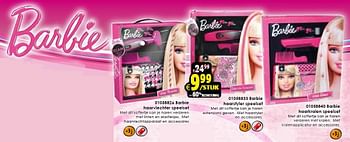 Aanbiedingen Barbie haarstyler speelset - Mattel - Geldig van 24/10/2015 tot 06/12/2015 bij ToyChamp