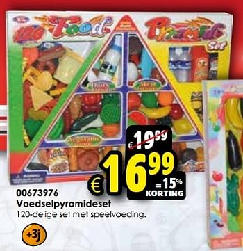 Aanbiedingen Voedselpyramideset - Huismerk - Toychamp - Geldig van 24/10/2015 tot 06/12/2015 bij ToyChamp