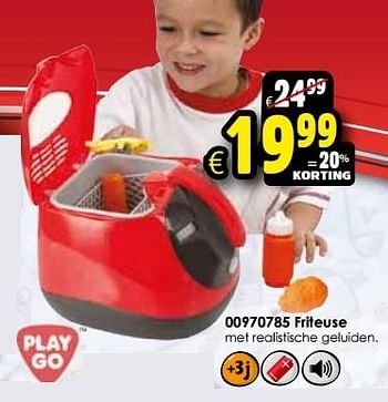 Aanbiedingen Friteuse - Play-Go - Geldig van 24/10/2015 tot 06/12/2015 bij ToyChamp