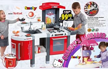 Aanbiedingen Smoby keuken tefal super chef - Smoby - Geldig van 24/10/2015 tot 06/12/2015 bij ToyChamp