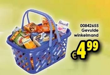 Aanbiedingen Gevulde winkelmand - Huismerk - Toychamp - Geldig van 24/10/2015 tot 06/12/2015 bij ToyChamp