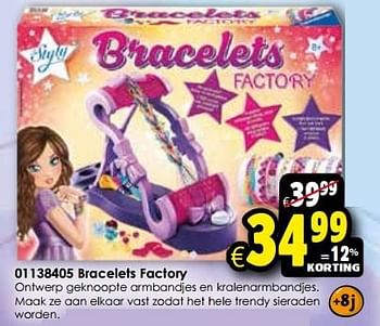 Aanbiedingen Bracelets factory - Ravensburger - Geldig van 24/10/2015 tot 06/12/2015 bij ToyChamp