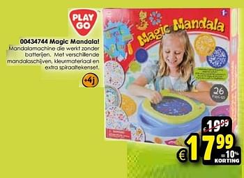 Aanbiedingen Magic mandala! - Play-Go - Geldig van 24/10/2015 tot 06/12/2015 bij ToyChamp