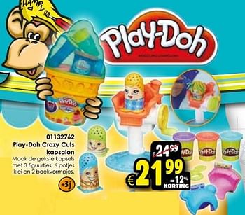 Aanbiedingen Play-doh crazy cuts kapsalon - Play-Doh - Geldig van 24/10/2015 tot 06/12/2015 bij ToyChamp