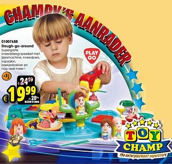 Aanbiedingen Dough-go-around - Play-Go - Geldig van 24/10/2015 tot 06/12/2015 bij ToyChamp