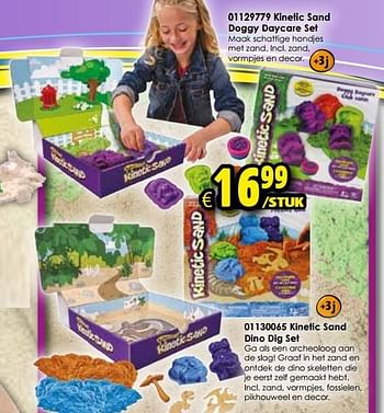 Aanbiedingen Kinetic sand dino dig set - Spin Master - Geldig van 24/10/2015 tot 06/12/2015 bij ToyChamp