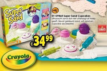 Aanbiedingen Super sand cupcakes - Goliath - Geldig van 24/10/2015 tot 06/12/2015 bij ToyChamp