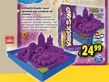 Aanbiedingen Kinetic sand speelset met zandbak en vormen - Spin Master - Geldig van 24/10/2015 tot 06/12/2015 bij ToyChamp