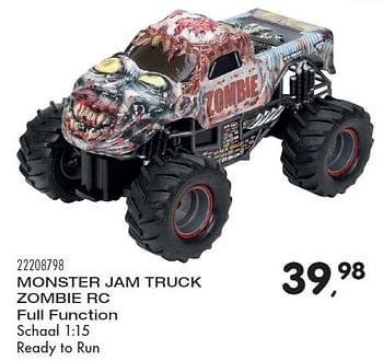 Aanbiedingen Monster jam truck zombie rc - Monster Jam - Geldig van 23/10/2015 tot 08/12/2015 bij Supra Bazar