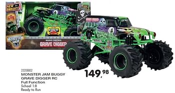 Aanbiedingen Monster jam buggy grave digger rc - New Bright Toys - Geldig van 23/10/2015 tot 08/12/2015 bij Supra Bazar