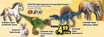 Aanbiedingen Tiptoi tyrannosaurus klein - Ravensburger - Geldig van 24/10/2015 tot 06/12/2015 bij ToyChamp