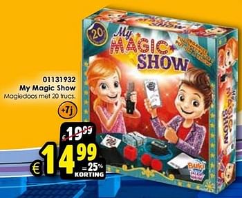 Aanbiedingen My magic show - Buki France - Geldig van 24/10/2015 tot 06/12/2015 bij ToyChamp