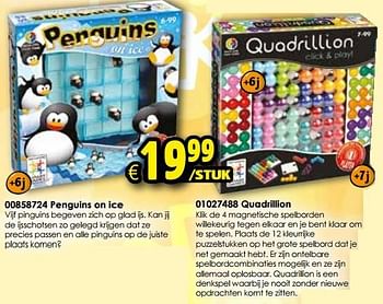 Aanbiedingen Penguins on ice - Smart Games - Geldig van 24/10/2015 tot 06/12/2015 bij ToyChamp