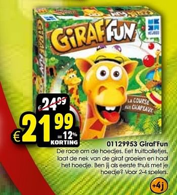 Aanbiedingen Giraf`fun - Megableu - Geldig van 24/10/2015 tot 06/12/2015 bij ToyChamp