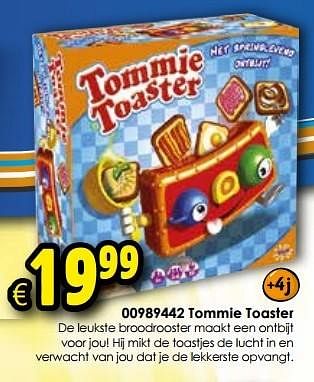 Aanbiedingen Tommie toaster - Splash Toys - Geldig van 24/10/2015 tot 06/12/2015 bij ToyChamp