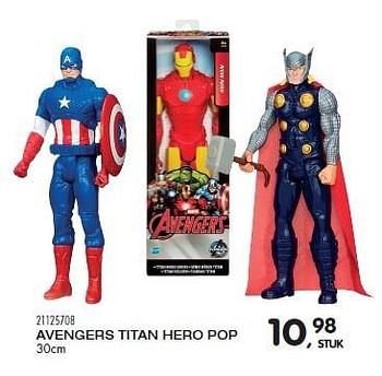 Aanbiedingen Avengers titan hero pop - Marvel - Geldig van 23/10/2015 tot 08/12/2015 bij Supra Bazar