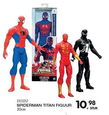 Aanbiedingen Spiderman titan figuur - Hasbro - Geldig van 23/10/2015 tot 08/12/2015 bij Supra Bazar