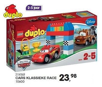 Aanbiedingen Cars klassieke race - Lego - Geldig van 23/10/2015 tot 08/12/2015 bij Supra Bazar