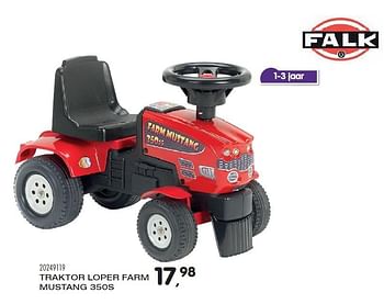 Aanbiedingen Traktor loper farm mustang - Falk - Geldig van 23/10/2015 tot 08/12/2015 bij Supra Bazar