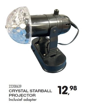 Aanbiedingen Crystal starball projector - Huismerk - Supra Bazar - Geldig van 23/10/2015 tot 08/12/2015 bij Supra Bazar