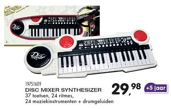 Aanbiedingen Disc mixer synthesizer - Huismerk - Supra Bazar - Geldig van 23/10/2015 tot 08/12/2015 bij Supra Bazar