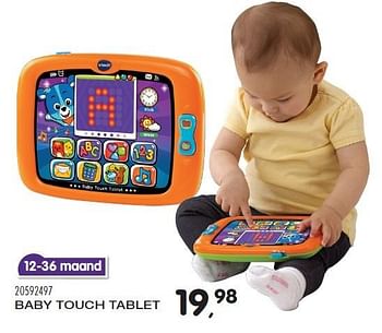 Aanbiedingen Baby touch tablet - Vtech - Geldig van 23/10/2015 tot 08/12/2015 bij Supra Bazar