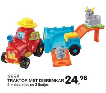 Aanbiedingen Traktor met dierenkar - Zoef Zoef Dieren - Geldig van 23/10/2015 tot 08/12/2015 bij Supra Bazar