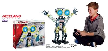 Aanbiedingen Meccanoid robot g15 - Meccano - Geldig van 23/10/2015 tot 08/12/2015 bij Supra Bazar