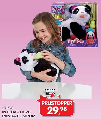 Aanbiedingen Interactieve panda pompom - Hasbro - Geldig van 23/10/2015 tot 08/12/2015 bij Supra Bazar