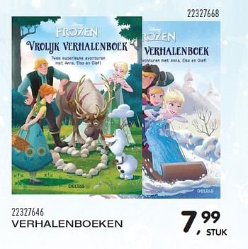 Aanbiedingen Verhalenboeken - Disney  Frozen - Geldig van 23/10/2015 tot 08/12/2015 bij Supra Bazar