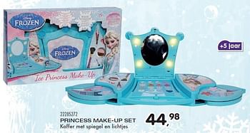 Aanbiedingen Princess make-up set - Disney  Frozen - Geldig van 23/10/2015 tot 08/12/2015 bij Supra Bazar