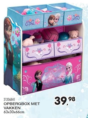 Aanbiedingen Opbergbox met vakken - Disney  Frozen - Geldig van 23/10/2015 tot 08/12/2015 bij Supra Bazar