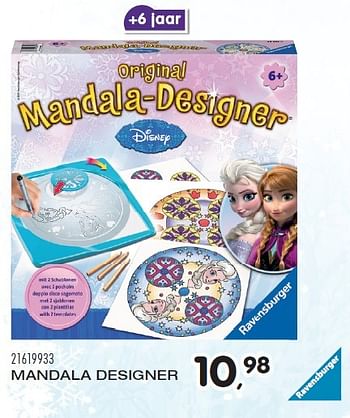 Aanbiedingen Mandala designer - Ravensburger - Geldig van 23/10/2015 tot 08/12/2015 bij Supra Bazar