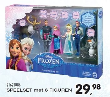 Aanbiedingen Speelset met 6 figuren - Mattel - Geldig van 23/10/2015 tot 08/12/2015 bij Supra Bazar